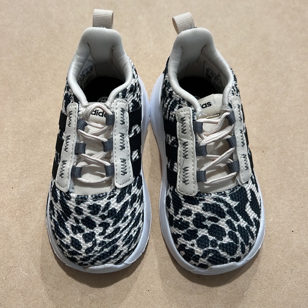 Adidas toddler size 6 leopard print sneaker shoes - Picture 5 of 6